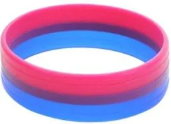 Pride Bisexual Flag Silicone Wrist Band* Smykker|Smykker