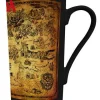 Black & Gold Map Grande Mug 470 ml* Krus