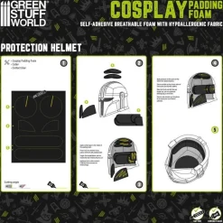 Green Stuff World Black 6mm Cosplay Padding Foam 300x400mm* Tilbehør