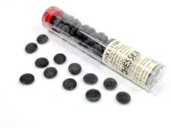 Chessex Tilbehør^Black Opaque Glass Stones (40+) Counter