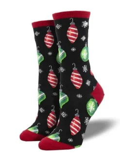 Socksmith Black Ornament Socks (35-42)* Julepynt