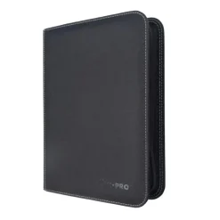 Album, Ark & Permer^Black Zippered 4-Pocket Toploader PRO-Binder