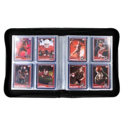 Album, Ark & Permer^Black Zippered 4-Pocket Toploader PRO-Binder