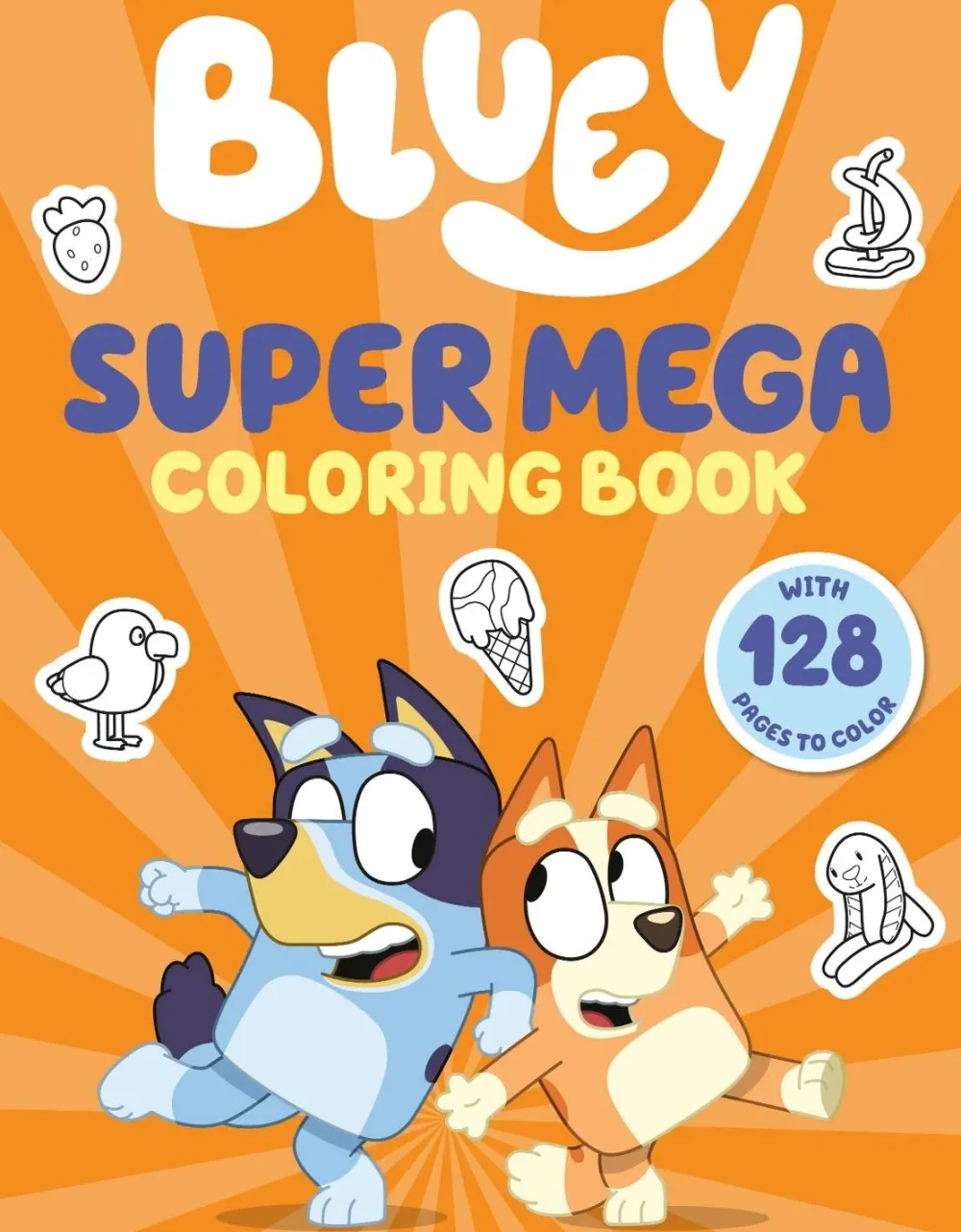 Penguin Young Readers Licenses Bluey: Super Mega Coloring Book* Tegne & Male