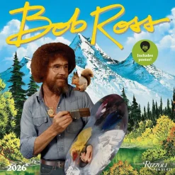 Bob Ross 2026 Wall Calendar (Includes Full-Color Poster)* Kalendere