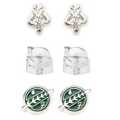 Smykker|Smykker^Boba Fett Symbols Earring Set
