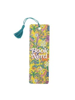 Out of Print Bokmerker^Book Nerd Floral Bookmark