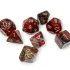 Chessex Borealis Poly Cosmos /Gold (8)* Sett