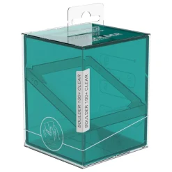 Boulder Deck Case Clear Malachite Standard Size (100+)* Deck-Bokser & Oppbevaring