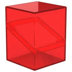 Deck-Bokser & Oppbevaring^Boulder Deck Case Clear Ruby Standard Size (100+)