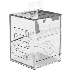 Boulder Deck Case Transparent Standard Size (100+)* Deck-Bokser & Oppbevaring