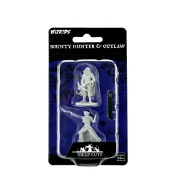 WizKids Terreng & Tilbehør^Bounty Hunter & Outlaw (Wave 15) Deep Cuts Unpainted Miniature