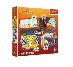 Brave Lion King 4-in-1 Puzzle* Puslespill