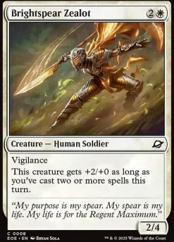 Brightspear Zealot (Enkeltkort)* Singles (Løskort)|Singles (Løskort)