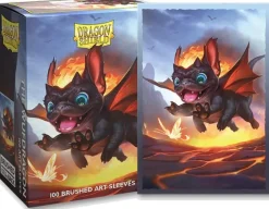 Brushed Art Wufdragon Standard Size Dragon Shield Sleeves (100)* Kortlommer