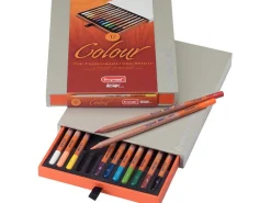 Tegne- & Maleutstyr^Bruynzeel Design fargeblyanter 12 ass