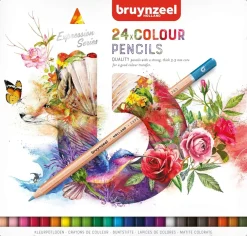 Tegne- & Maleutstyr^Bruynzeel Expression Fargeblyanter Set (24)