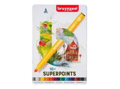Tegne- & Maleutstyr^Bruynzeel Superpoints filttusj 10stk