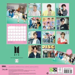 BTS 2026 Wall Calendar - multi language* Kalendere