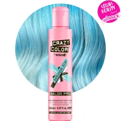 Crazy Color Bubblegum Blue Hair Colour Cream 100 ml* Hårfarge & Sminke