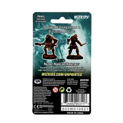 WizKids Karakterer^Bugbear Male Barbarian & Bugbear Female Rogue (Wave 15) Dungeons & Dragons Nolzurs Marvelous Unpainted Miniature Figur