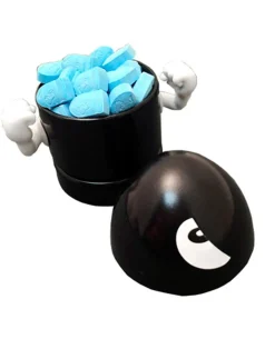 Super Mario Bullet Bill Blue Raspberry Sours* Godteri