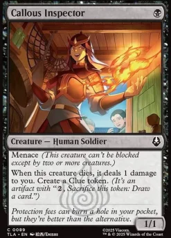 Singles (Løskort)|Singles (Løskort)^Callous Inspector (Enkeltkort)