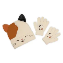Squishmallow Cameron The Cat Kids Beanie & Glove Set* Hodeplagg|Barneklær
