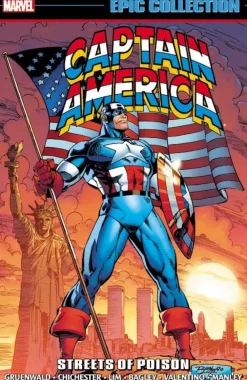 Mark Bagley Captain America^Captain America Epic Collection: Streets of Poison
