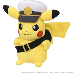 Captain Pikachu Goggles Version Plush Figure 23 cm* Bamser Og Kosedyr