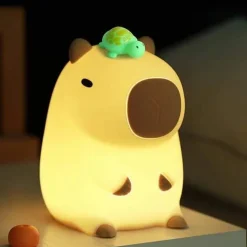 Mewaii Capybara with Turtle Night Light 12 cm* Bamser Og Kosedyr