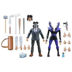 Casey Jones & Split Foot Soldier Cartoon Ultimate Action Figure 2-Pack 18 cm* Actionfigurer