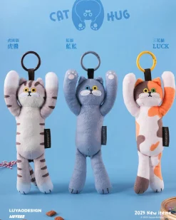 Blind boks Cat Hug Plush Keychain Blind Box* Mystery Box