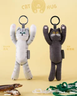 Blind boks Cat Hug Plush Keychain Blind Box* Mystery Box