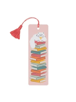 Out of Print Cat Stack Bookmark* Bokmerker