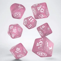 Q-Workshop Cats Daisy Poly Pink /White (7)* Sett