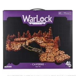 WizKids Kart & Battlemaps|Terreng & Tilbehør^Caverns Base Set Warlock Tiles Box Set