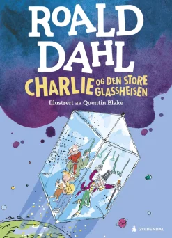 Roald Dahl Charlie og den store glassheisen HC* Bøker På Norsk|Fantasy