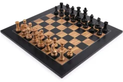 Chess Klassikere^Set Black Olive Deluxe 50mm Field