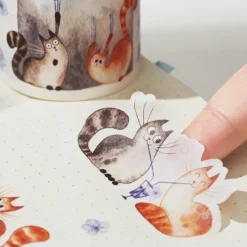 Chonky Cat Washi Tape Sticker Set* Tilbehør