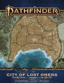 Paizo Publishing Kart & Battlemaps|Tilbehør^City of Lost Omens Poster Map Folio