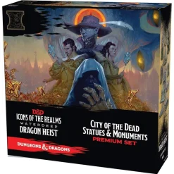 WizKids Terreng & Tilbehør^City of the Dead Statues & Monuments Dungeons & Dragons Icons of the Realms Box Set