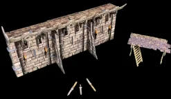 Battle Systems Kart & Battlemaps|Terreng & Tilbehør^City Wall , Fantasy Terrain