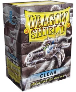 Kortlommer^Classic Clear Standard Size Dragon Shield Sleeves (100)