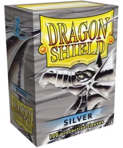 Classic Silver Standard Size Dragon Shield Sleeves (100)* Kortlommer