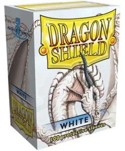 Kortlommer^Classic White Standard Size Dragon Shield Sleeves (100)