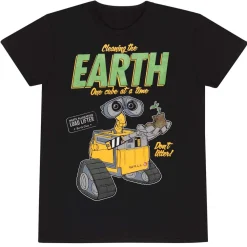 Wall-e Cleaning The Earth T-Shirt* T-Skjorter