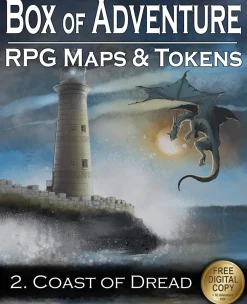 Loke Battle Mats Coast of Dread* Kart & Battlemaps