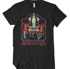 Steven Rhodes T-Skjorter^Coffee Gives Me Life T-Shirt