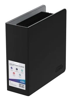 Album, Ark & Permer^Collector's Album Compact 3-Ring Black XenoSkin Sandard Size Portfolio